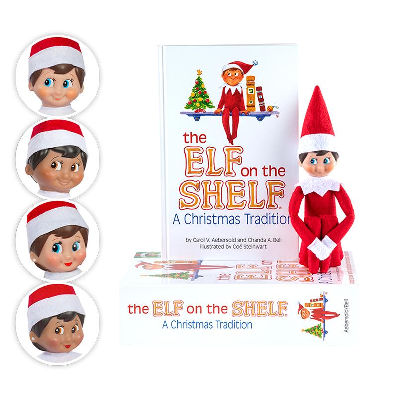 Elf on the Shelf BOY Doll & Christmas Book Scout Elf Set Book NEW 